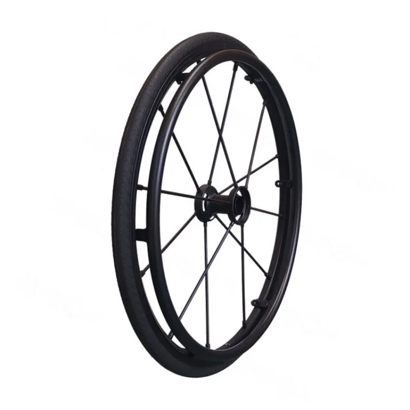 24-Inch sports wheelchair large wheel, aluminum alloy material stab-proof tire inflated