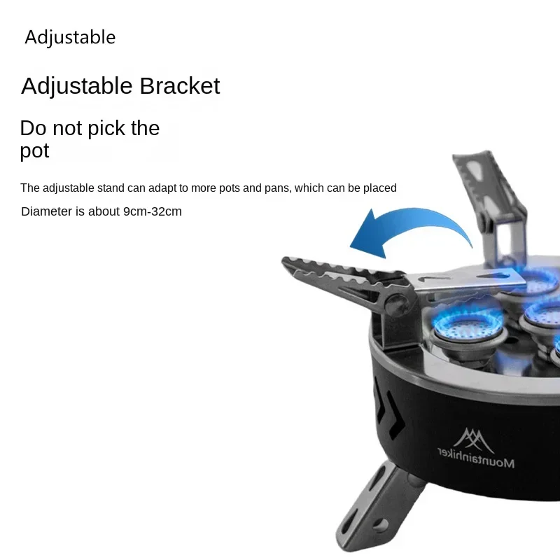 MOUNTAINHIKER Camping Tourist Burner  Gas Stove Cookware Portable Furnace Picnic Barbecue Tourism Supplies Outdoor Recreation