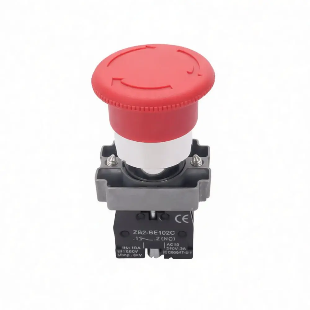 For XB2 ZB2 Electrical Control Switch Button Momentary Rotary Emergency Stop Industrial Automation Machine Panel Accessory