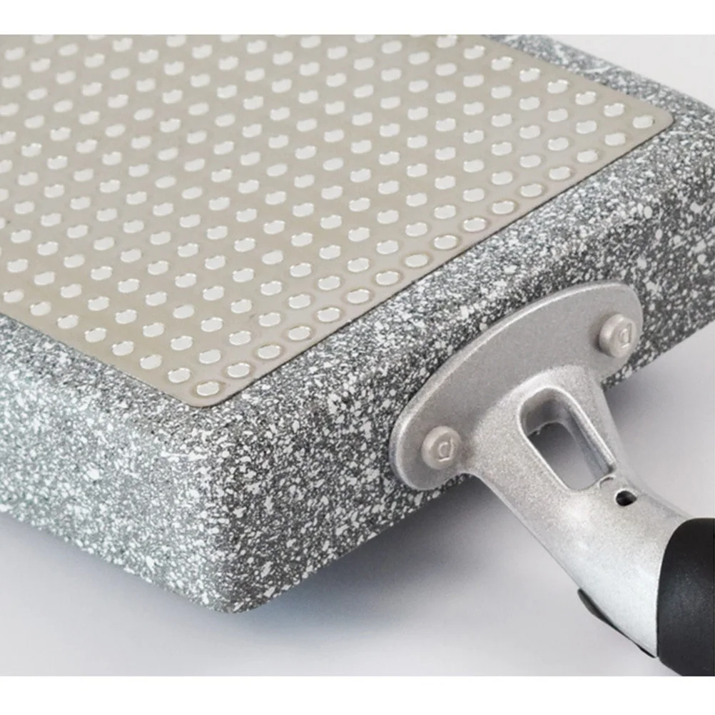 

Rectangular Nonstick Egg Frying Pan Tamagoyaki Japanese Rolled Pancake Pan Maifanite Stone Coating Flat Bottom Skillet Induction