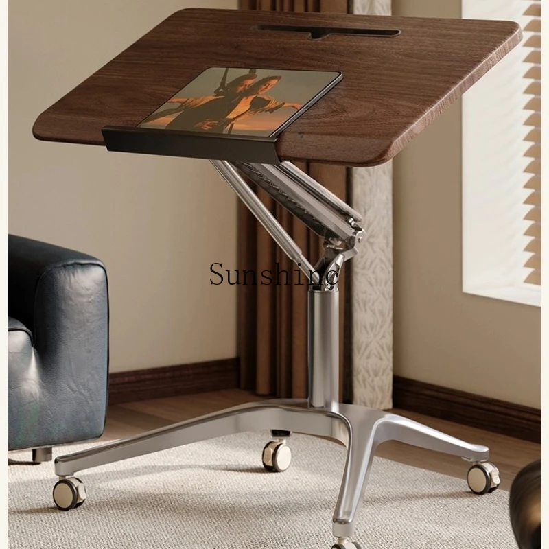 

Pneumatic lifting computer desk Standing workbench Home writing desk