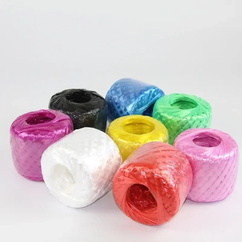 500m Bundling Rope Plastic Rope PP Packaging Bundling Belt Color Anti Slip Packaging Gift Decoration New Material Nylon Material