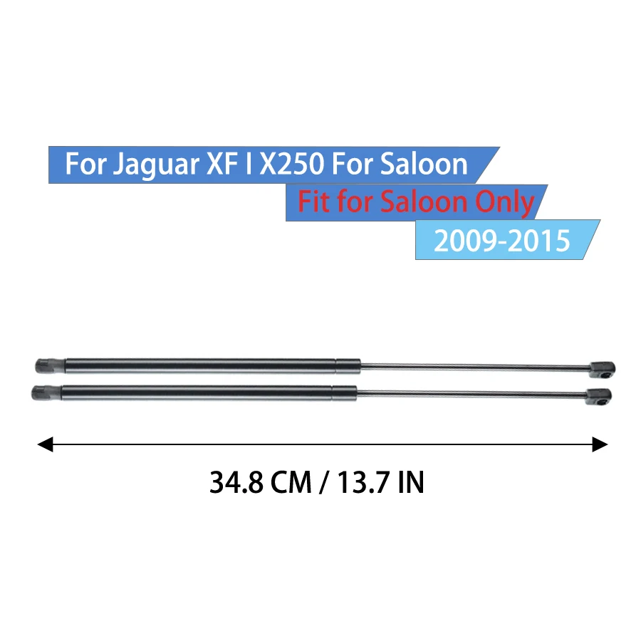 2pcs Tailgate Rear Boot Gas Struts for Jaguar XF I X250 Saloon 2009-2011-2015 - view 2