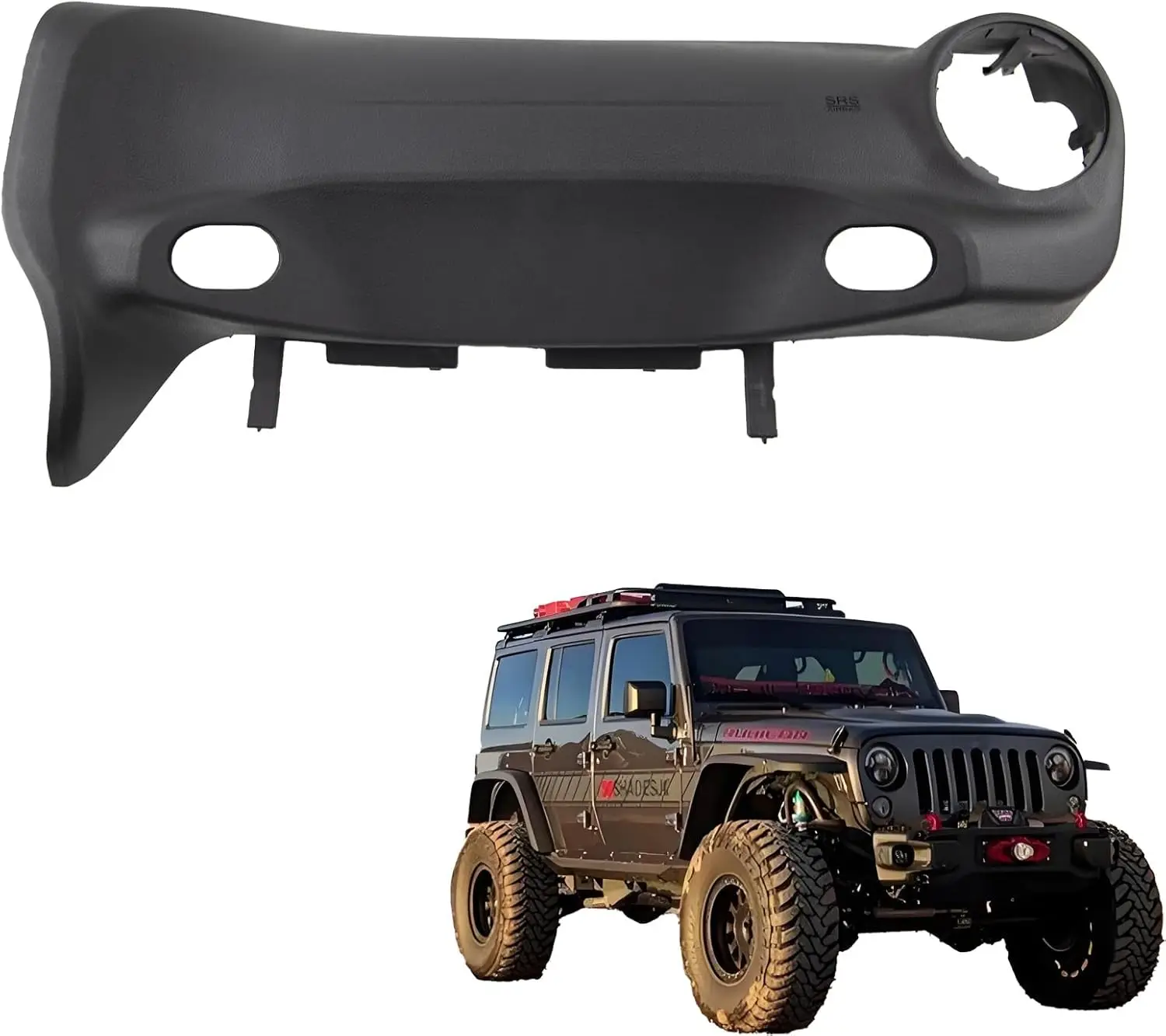 

Крышка приборной панели, правая сторона 5QZ89DX9AB, подходит для Jeep Wrangler JK 2015-2018, замена внутренней отделки ABS