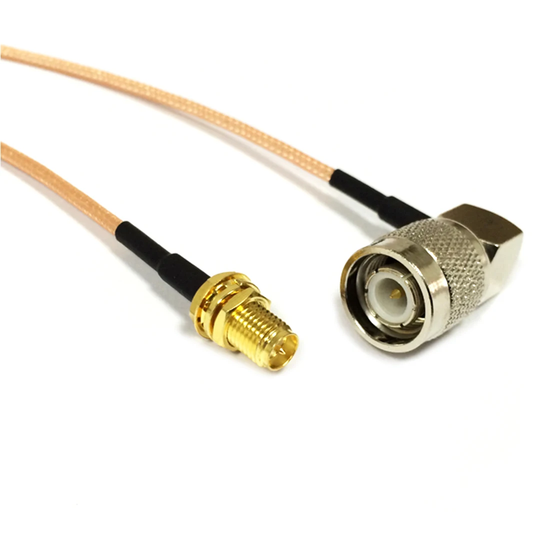 RP SMA Female Male Pin Switch TNC Plug Right Angle RF jumper Cable RG316 15cm for Wireless Router