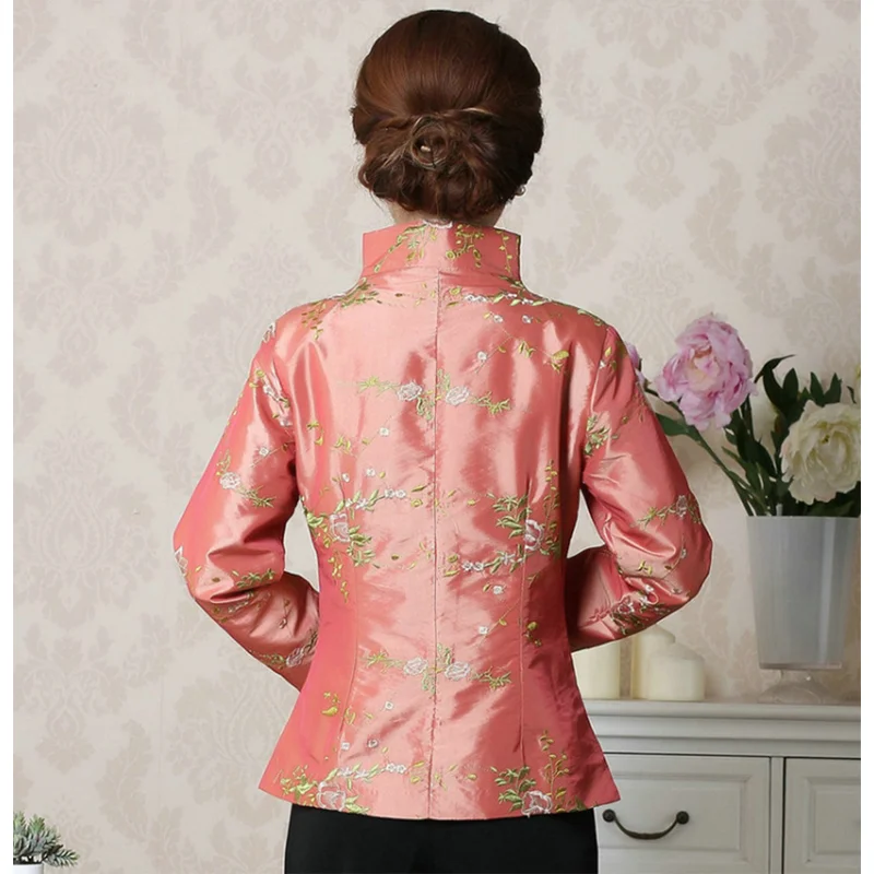 Traditional Chinese tops Tang suit women Jacket пальто short coat Chinese improved cheongsam tops tea clothes hanfu work clothes