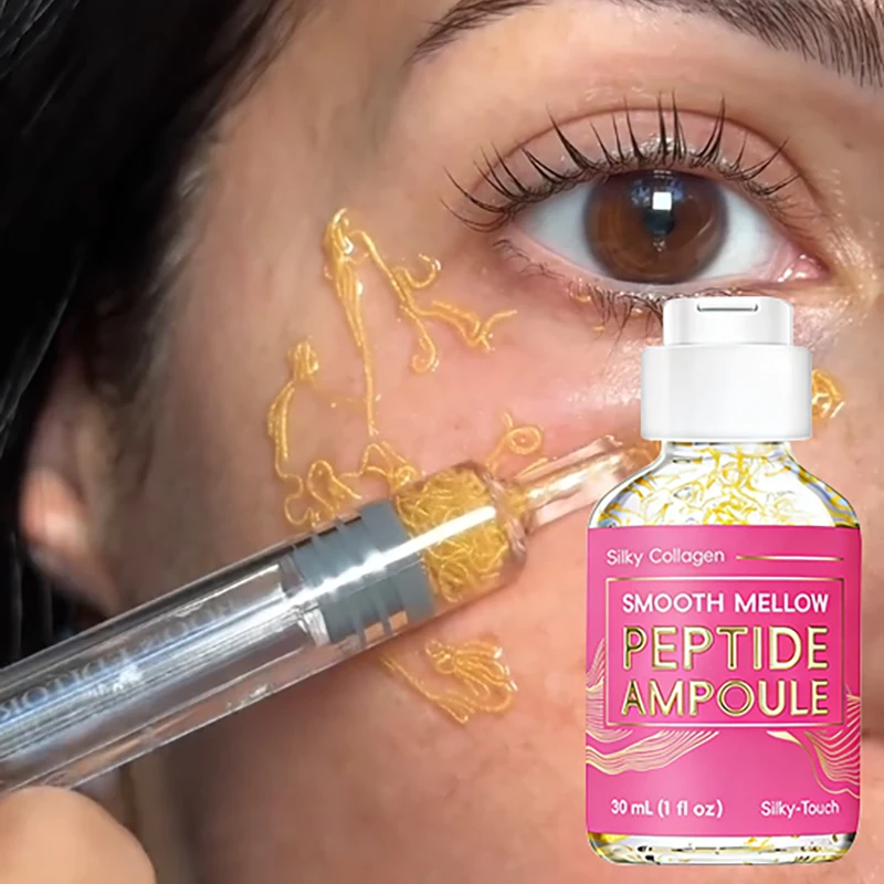 

Коллагеновая пептидная ампульная сыворотка с никотинамидом: осветляющая, глубоко увлажняющая, разглаживающая и питательная эссенция для ежедневного ухода за кожей