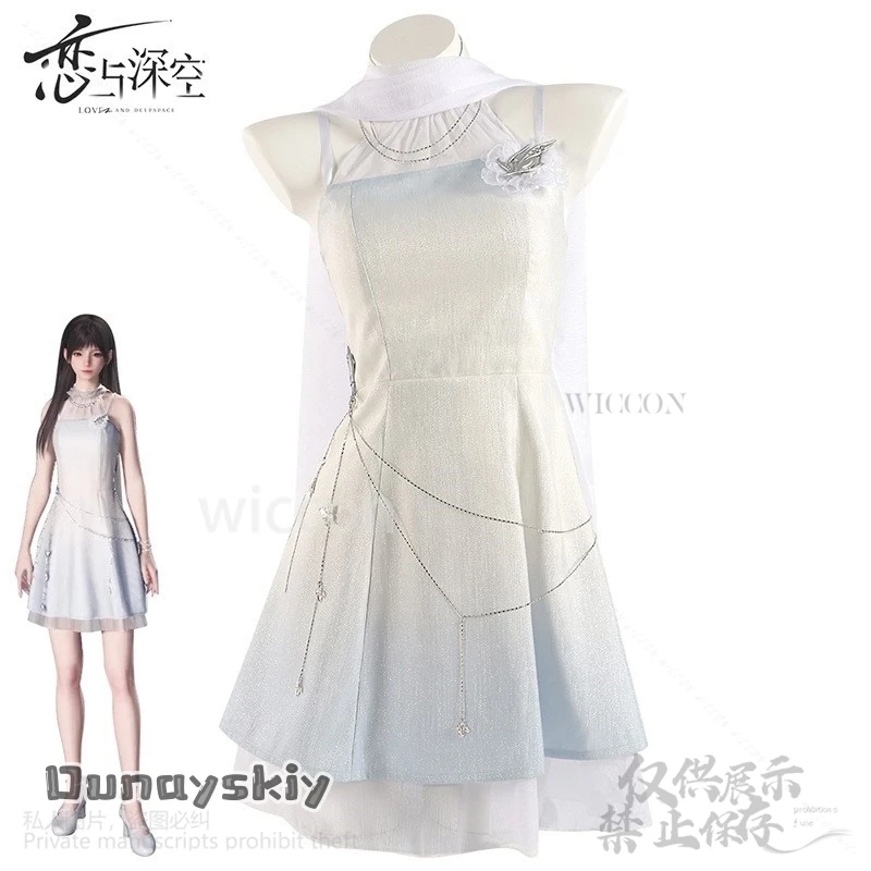 أنيمي لعبة الحب والمساحة العميقة تأثيري البطلة مغامرة فوق الغيوم زي Fairycore فلوي فستان أنيق لوليتا مخصص