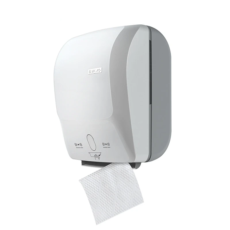 Wall Mounted Bathroom kitchen Accessories automatic sensor touchless electric ABS plastic auto cut paper towel dispenser