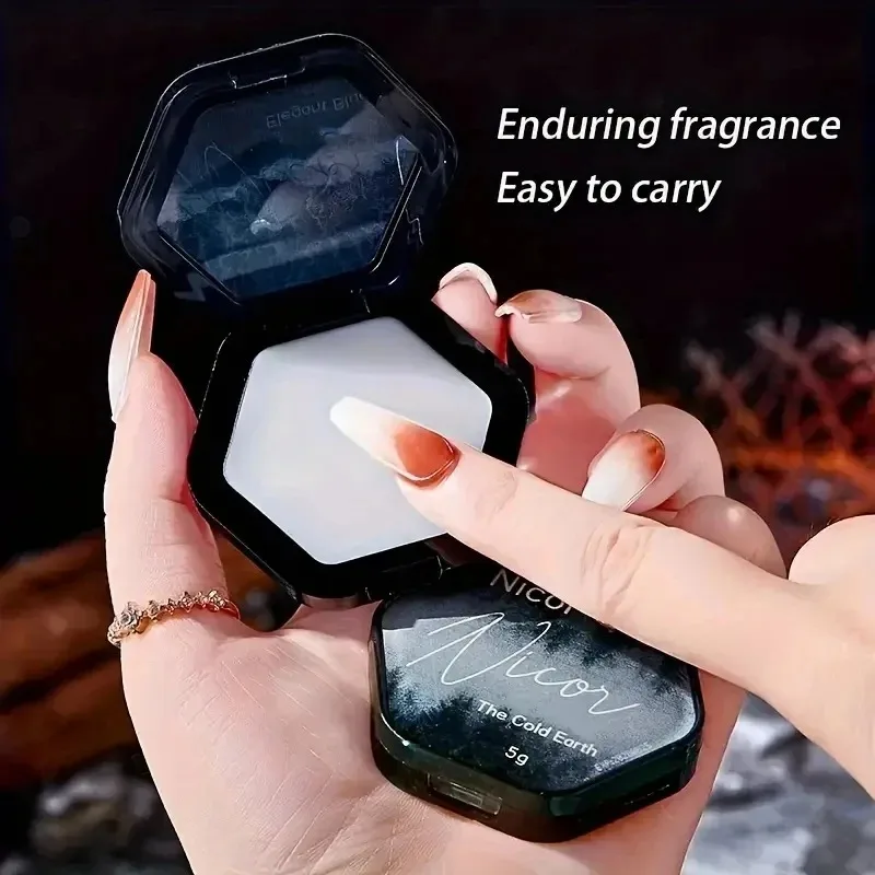 1Pc Men's Refreshing and Durable Solid Ointment, Perfume for Dating and Daily Life, Ideal Christmas Gift for Boyfriends Portable