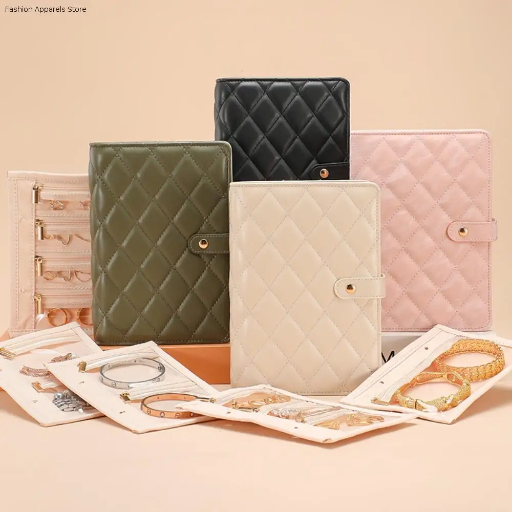 

Водонепроницаемая книга для хранения ювелирных изделий, портативное ожерелье с вкладышами, переплет, съемная перегородка, упаковка для ювелирных изделий, брошь, подарок