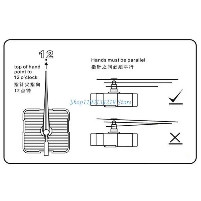 N5KC Pendulum Type Movement Clock Accessory DIY Movement Mechanism Hands Motor Replacement Repair