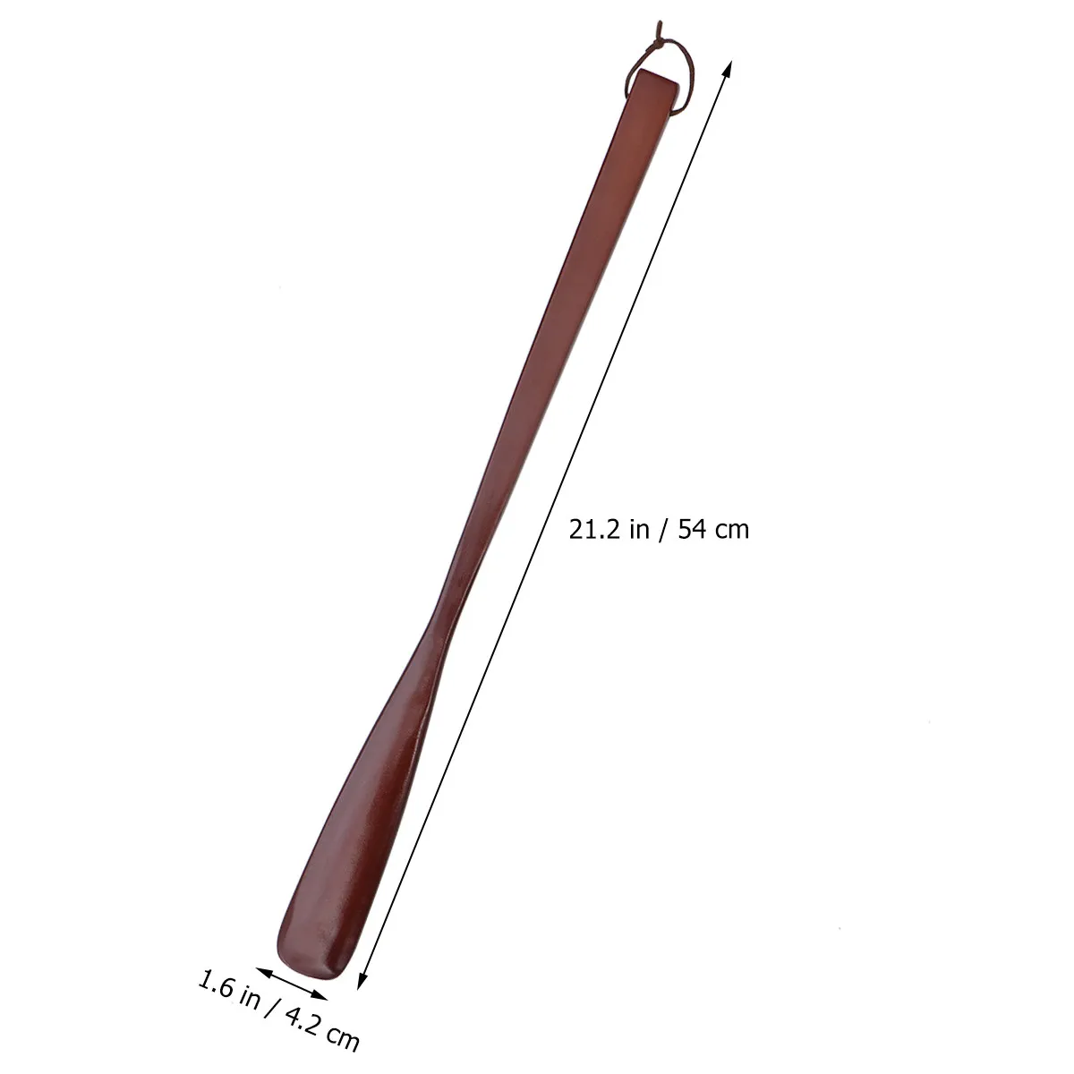 1Pcs Extra Long Wooden Shoe Horn Ergonomic Lightweight Design for Easy Shoe Wearing Standing Or Sitting Back Pain Relief Home
