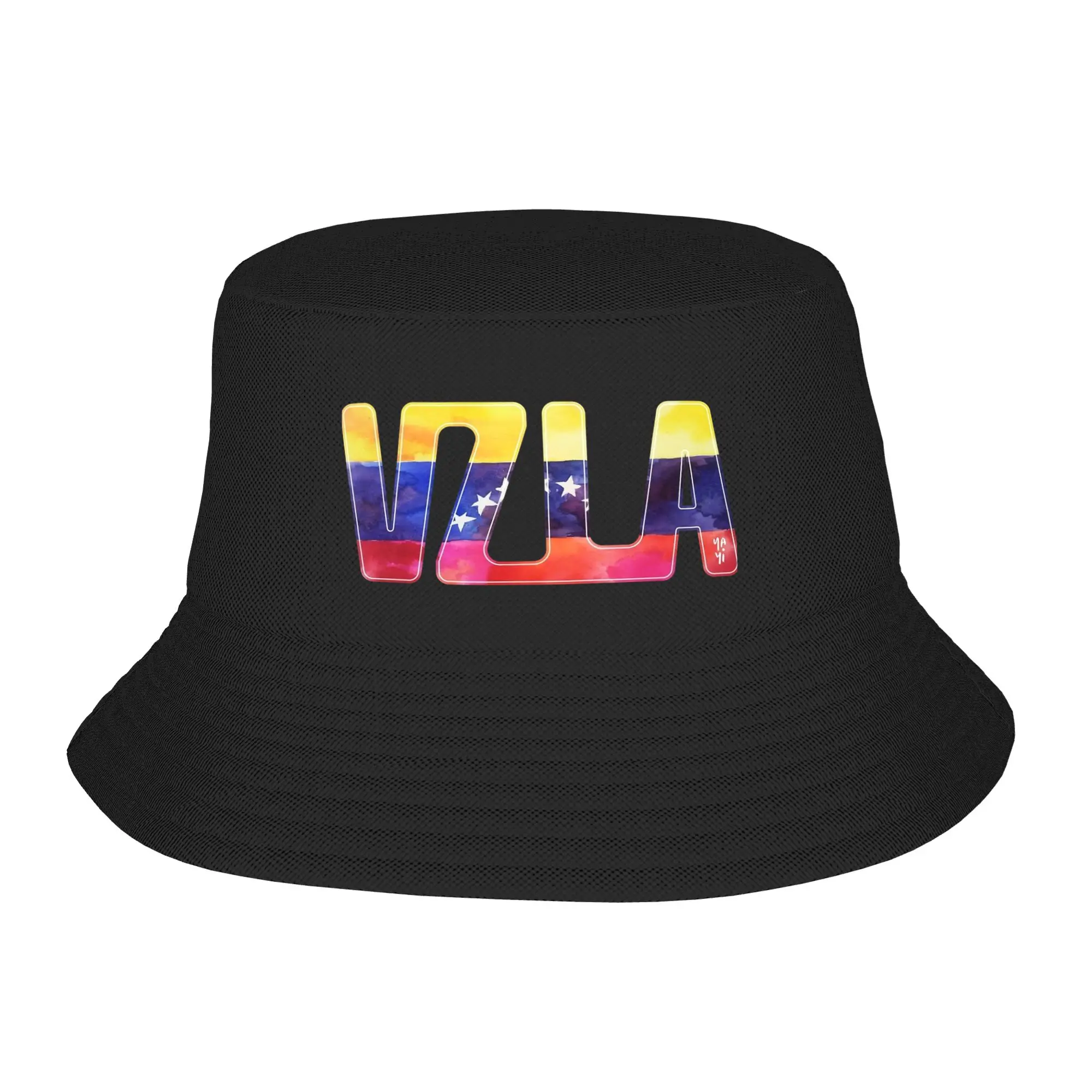 Teen Kawaii VZLA Heart Bucket Hat Merch  Bob Hat For Vocation Getaway Headwear UV Protection