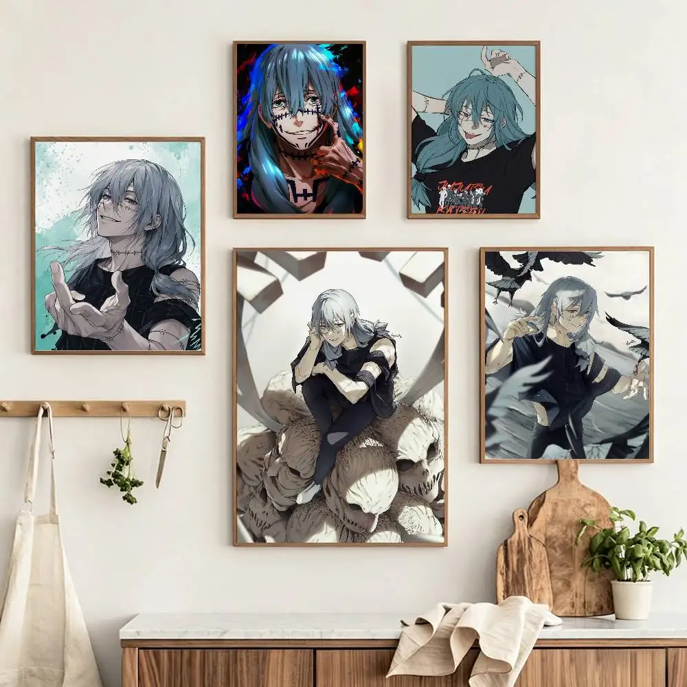 J-Jujutsu Kaisen M-Mahito Custom HD Waterproof Self Adhesive Wall Art Poster