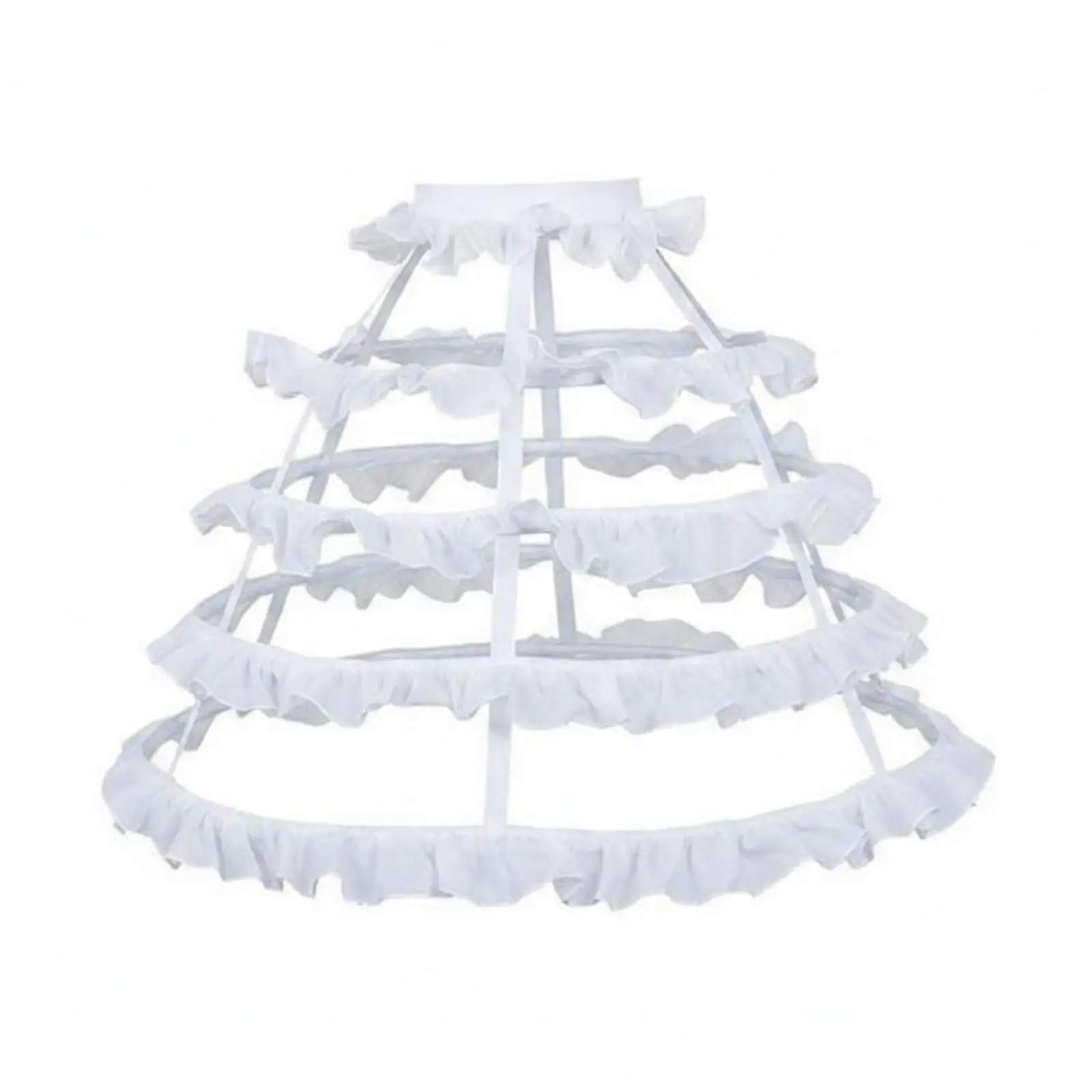 Hooped Petticoat Four-Tier Hoop Petticoat Formal Dress Support