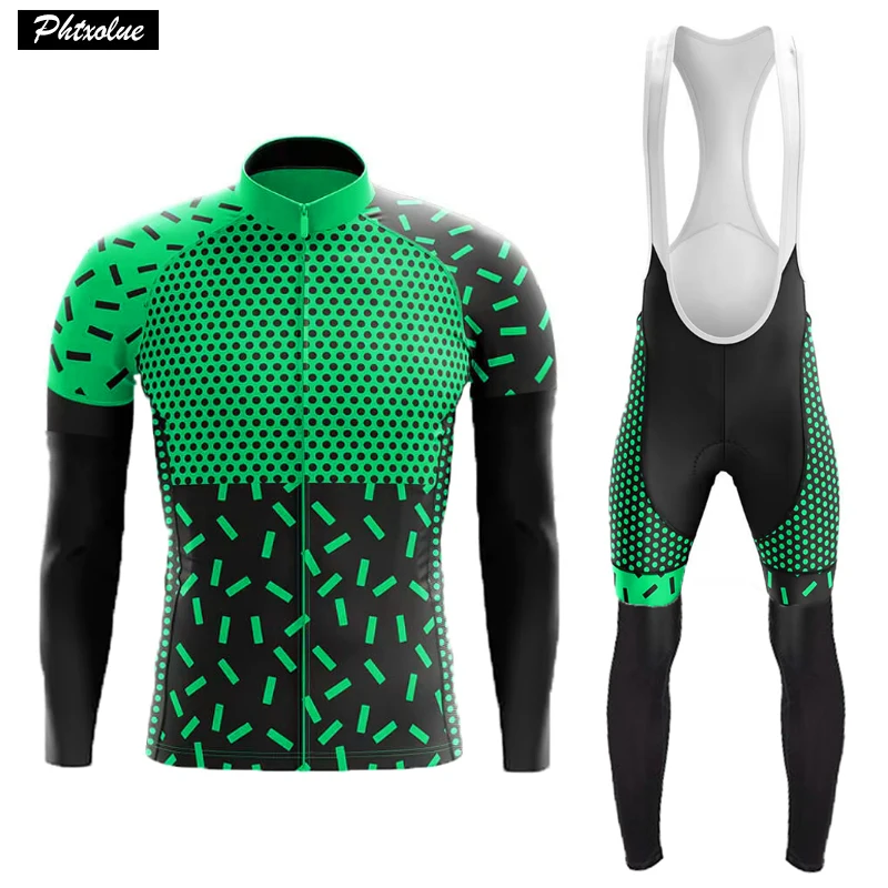 Winter Thermal Fleece Men Cycling Clothing Jerseys Set 2024 MTB Bicycle Bike Clothes Kit  Maillot Ropa Ciclismo Uniform Suit