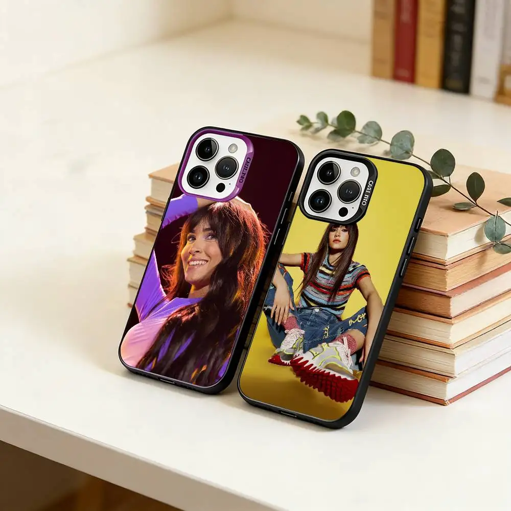 

Cuarto A-Aitana-singer Phone Case For iPhone 17,16,15,14,13,12,11 Plus,Pro Max,XS,Colored Silver Plated Inside Cover