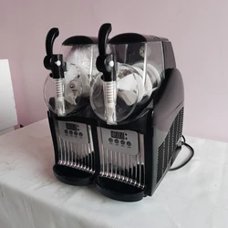 Automatic Double Cylinder Slush Machine Snow Melting Machine Mini Snow Melting Machine Cold Drink Machine Juice Drinking Machine