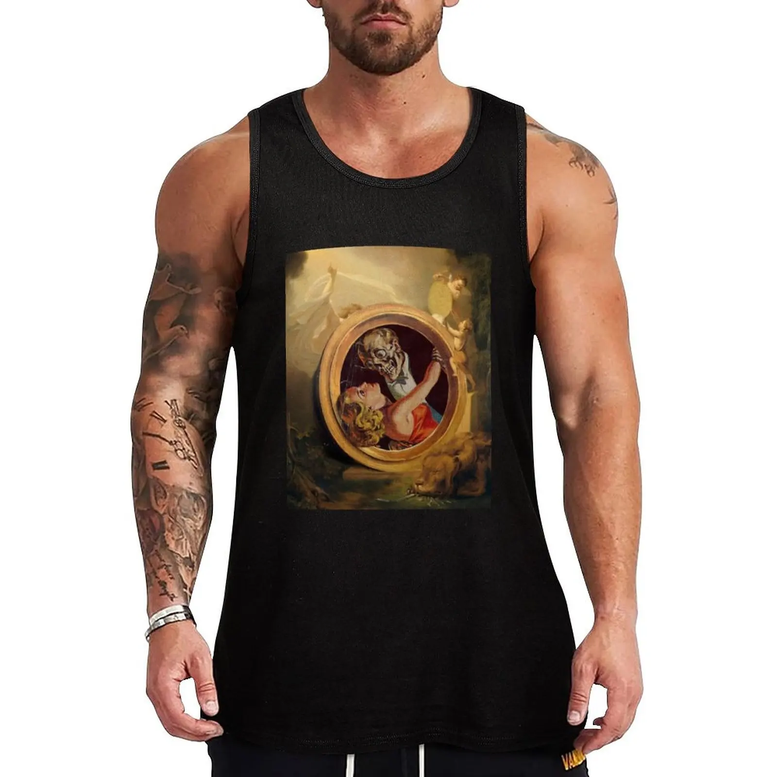 

ELEGY OF JOYFUL LOVE Tank Top Summer Casual Tank Top Loose Lightweight Sleeveless