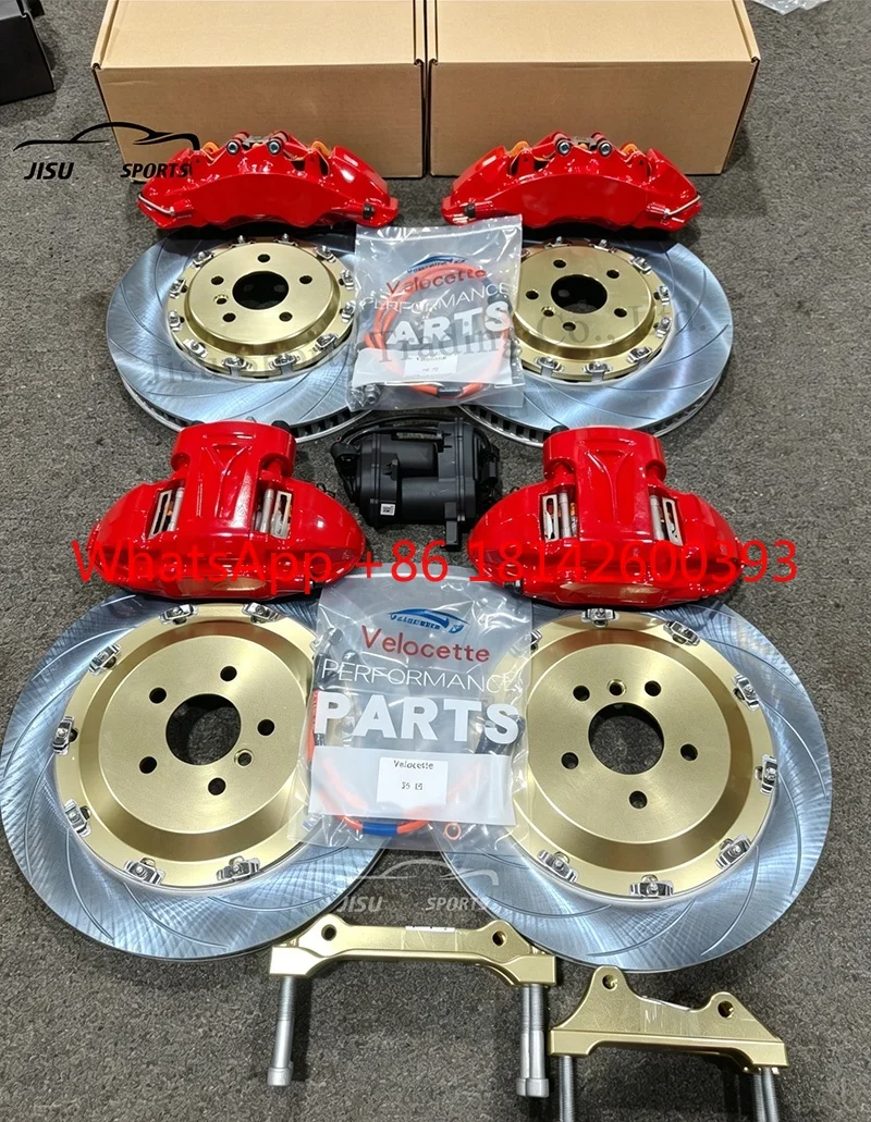 4 Pistons Universal High-Performance Big Brake Caliper Kit Tuning Brake System for Multiple Vehicle Models
