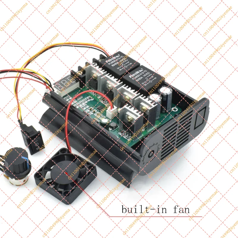 PWM DC Motor Speed Controller 60A 10V-55V CW CCW Digital Display Adjustable Governor