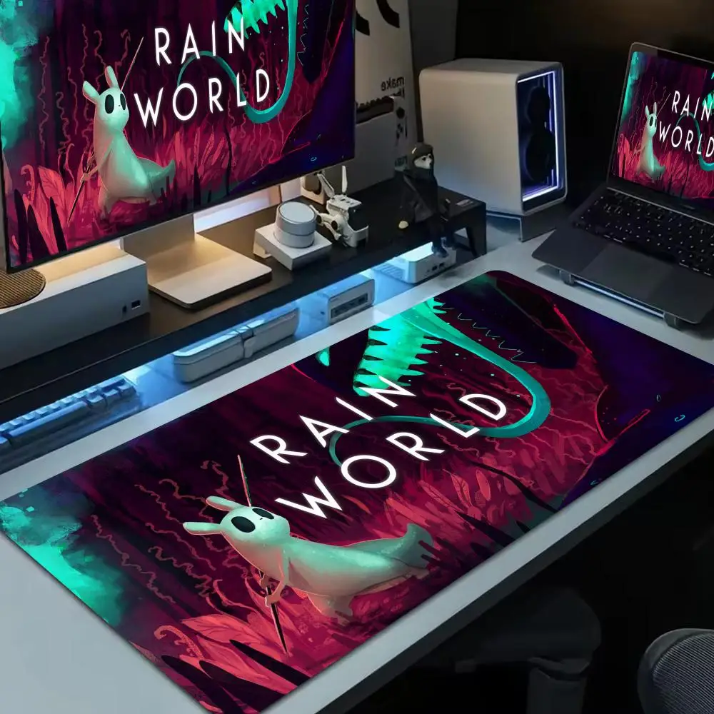 

Rain World Mouse Pad Large Computer Mouse Pad Office Accessories XXL Pc Gamer Non-slip Deskmat Mousepad Keyboard Rubber Game Rug