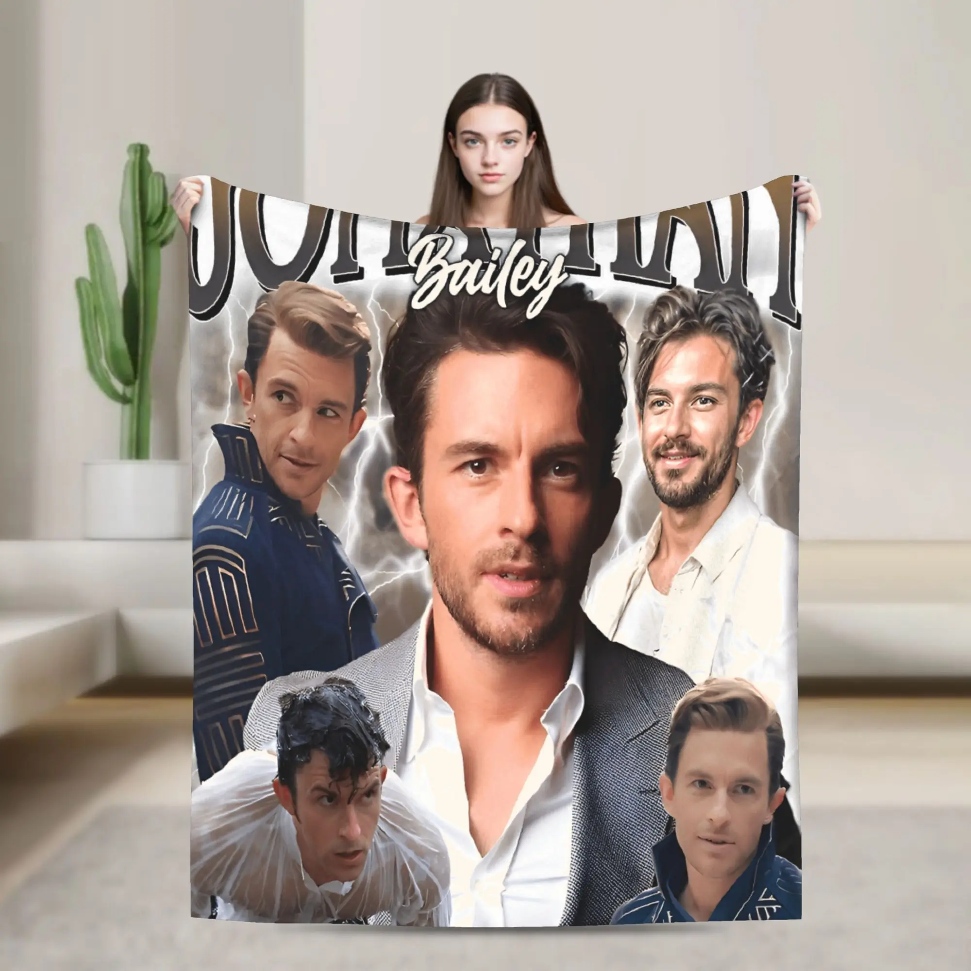 جوناثان بيلي بطانية دافئة رقيق أفخم رمي بطانية للطلاب ديكور المنزل الفانيلا المفرش غطاء السرير