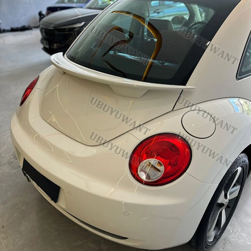 For 1998--2011 VW Volkswagen Beetle Rear Carbon Fiber Rear Trunk Roof Wing Spoiler Lip