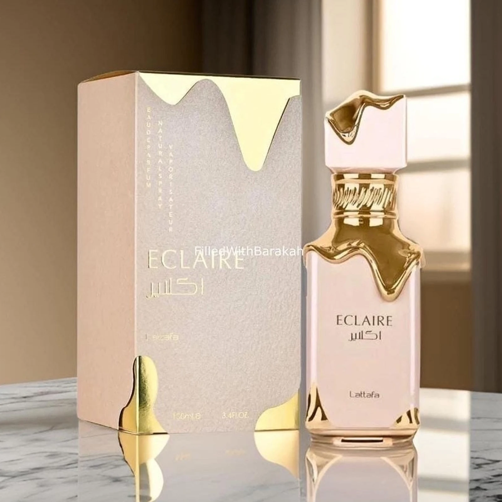 

Lattafa Eclaire парфюмерный спрей для женщин, 3,4 унции, праздничный подарок ﻿ ﻿