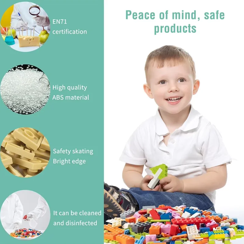 NUEVO 2026, Bloques de Construcción Creativos, 300/1000 Piezas, Juego de Bloques de Construcción DIY, Estilo Urbano Clásico, Rompecabezas Educativo, Juguete de Ensamblaje, Regalo de Cumpleaños para Niños