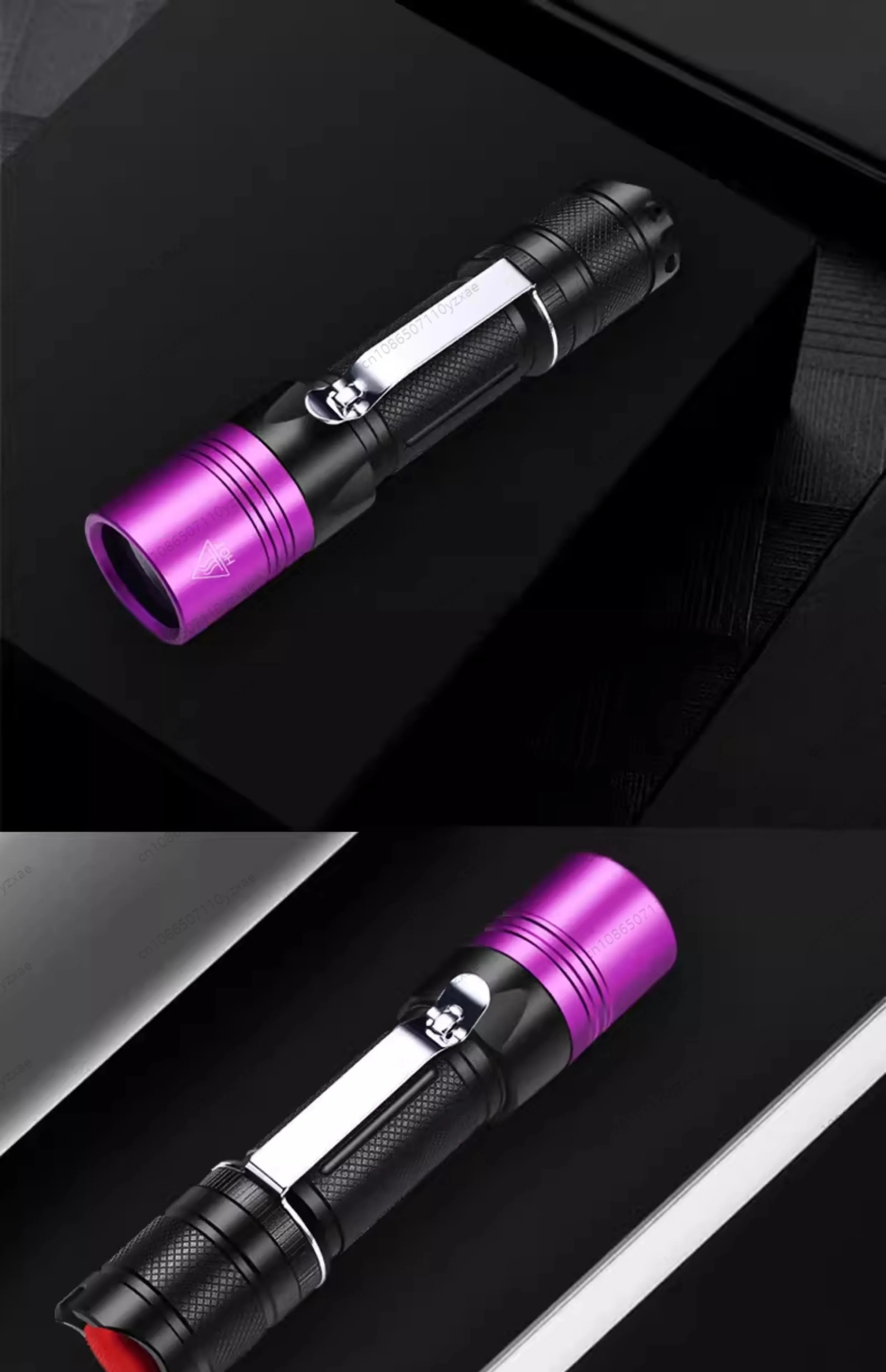 365nm UV Flashlight for Amber Authenticity & Fluorescence Detector - Professional Jewelry Glue Residue Pest Inspector