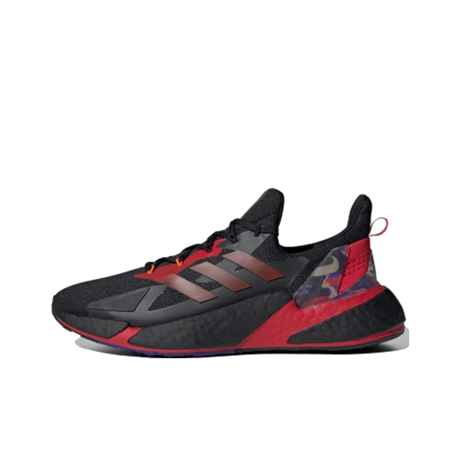 Adidas X9000l4 Fabric Breathable Low top Running Shoes Unisex Black Red GZ8987