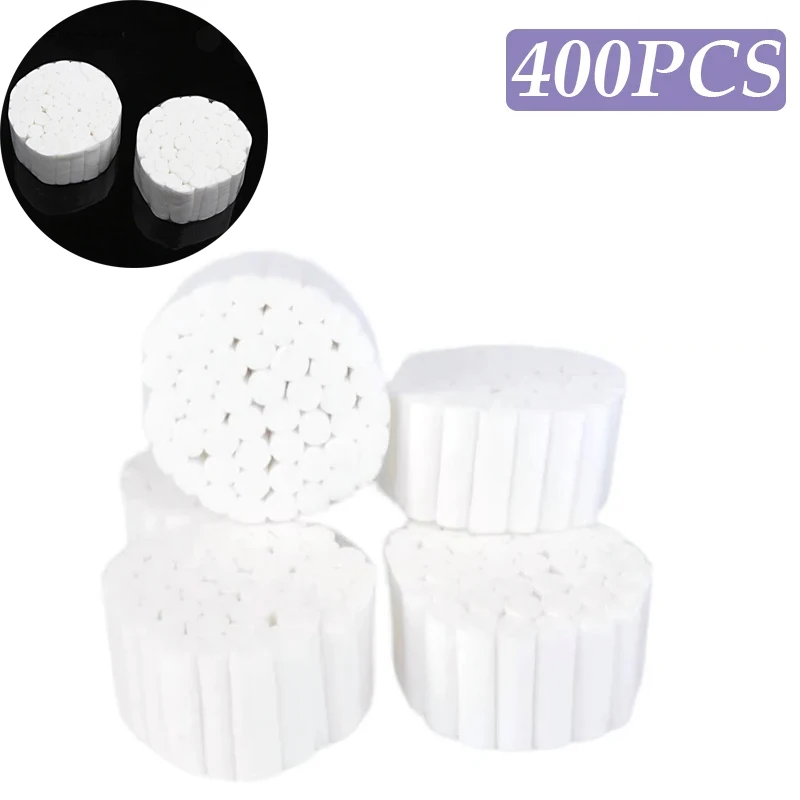 Dental Cotton Roll 400Pcs Surgical Cotton Rolls High absorbent Dentist material Teeth Whitening dentistry Product