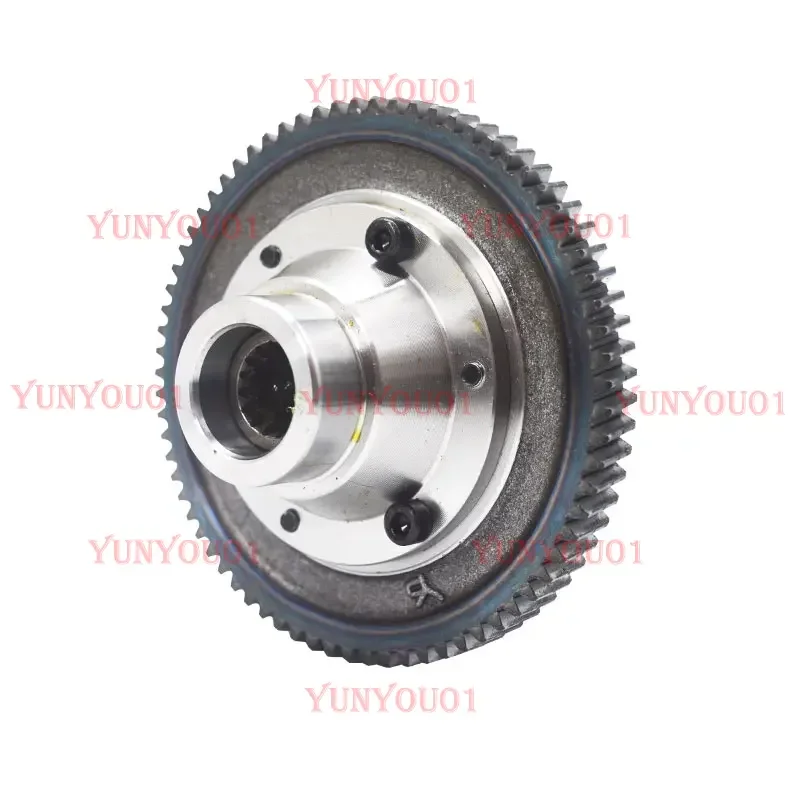 71 Teeth Electric Tricycle Differential Gear Assembly Gearbox Planetary Bevel Gear Gear Shift Rear Axle Modification Accessories
