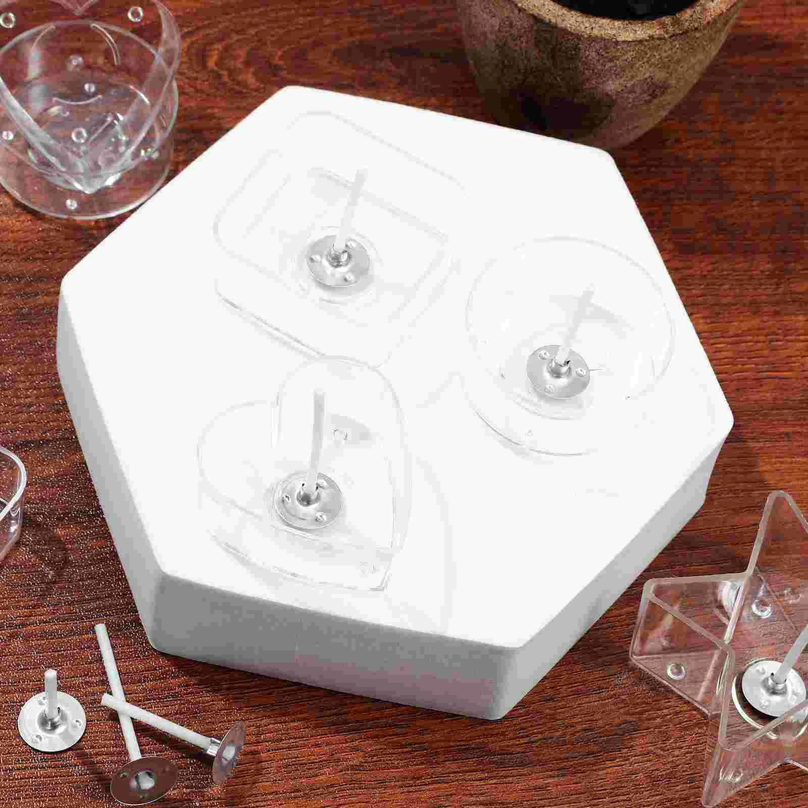 Castiçal artesanato cera derreter latas suporte de copo festival tealight copos suportes moldes recipientes de plástico plasitc
