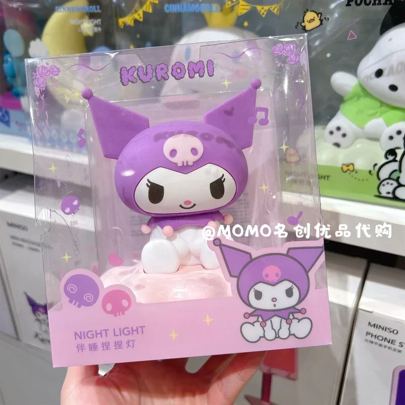 

Sanrio фигурка Cinnamoroll почтовый Kuromi зажим облака зажим и осветление Ночная модель украшения Настольная игрушка милая девочка детский подарок