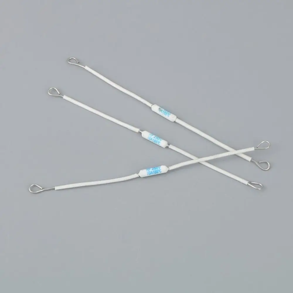 5/10Pcs RF250V Thermal Fuse 185 Degree Short Circuit Protection Rice Cooker Fuse 10A Safe Protection Thermal Cutoff