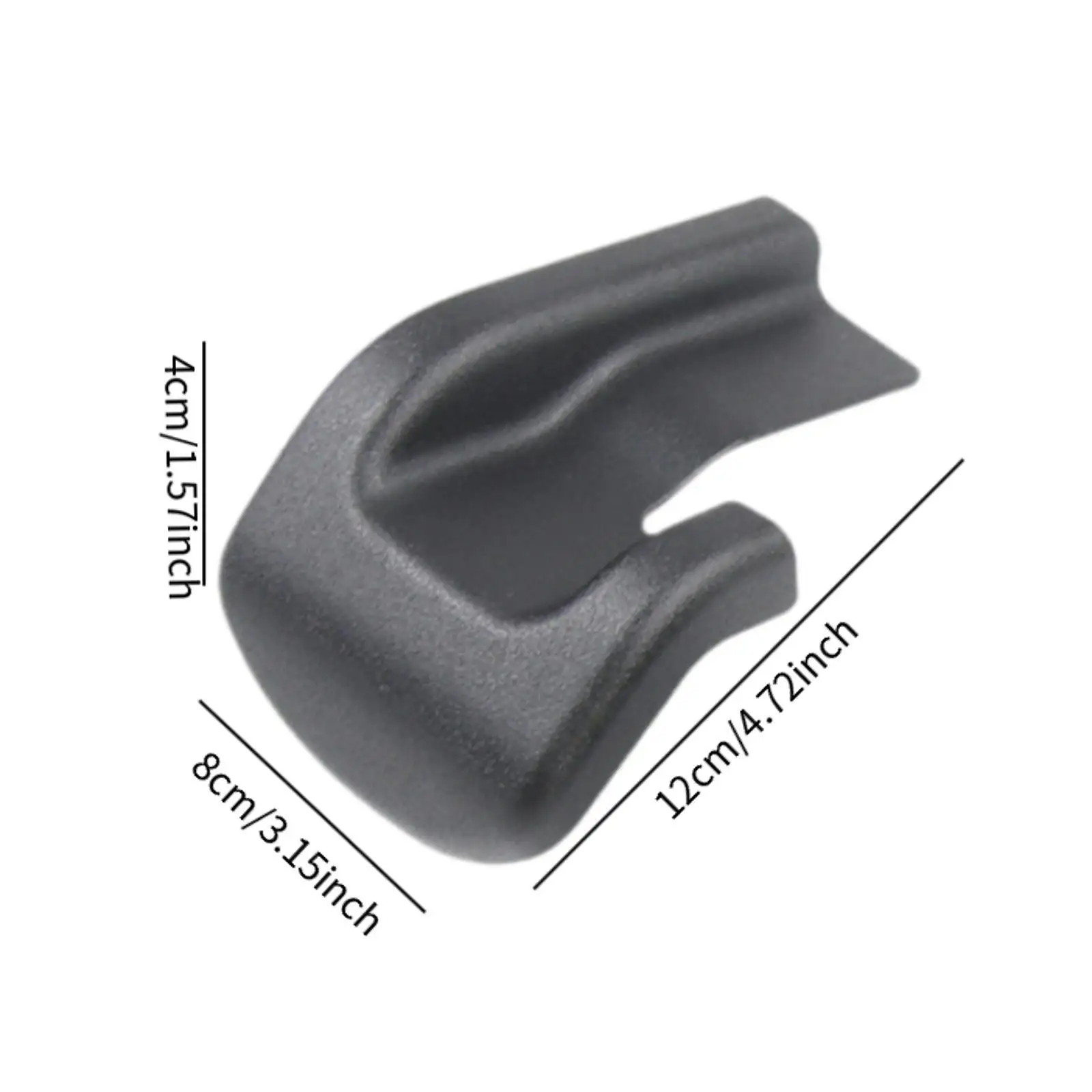 Seat Anchor Position Decorative Cover 8x12cm ABS Black Interior Upgrade for Honda ZR V 2022 2024