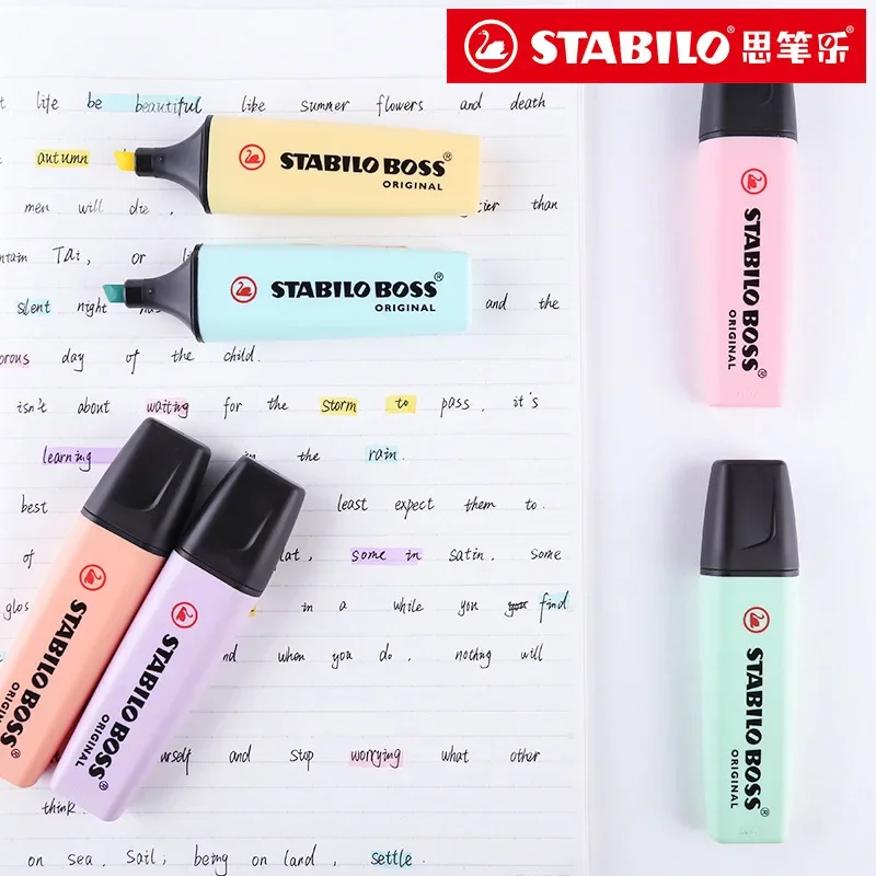 6 colori STABILO BOSS Macaron - Stabilo Marker Boss recensione e prezzo