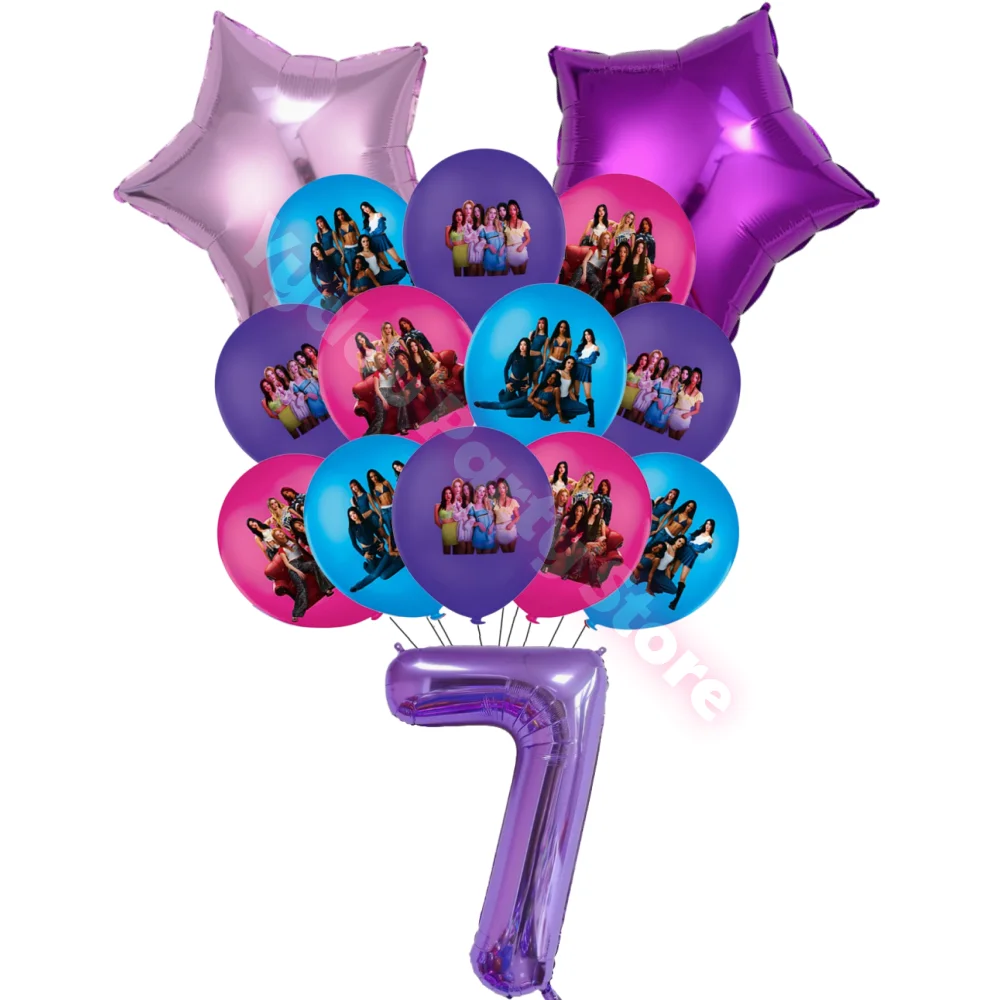 Idol K&Katseye Verjaardagsfeestje Gunsten Armband Sticker Sleutelhanger Kpop Meisje Ballonnen Feestdecoratie Fans Geschenken Babyshower Suppli