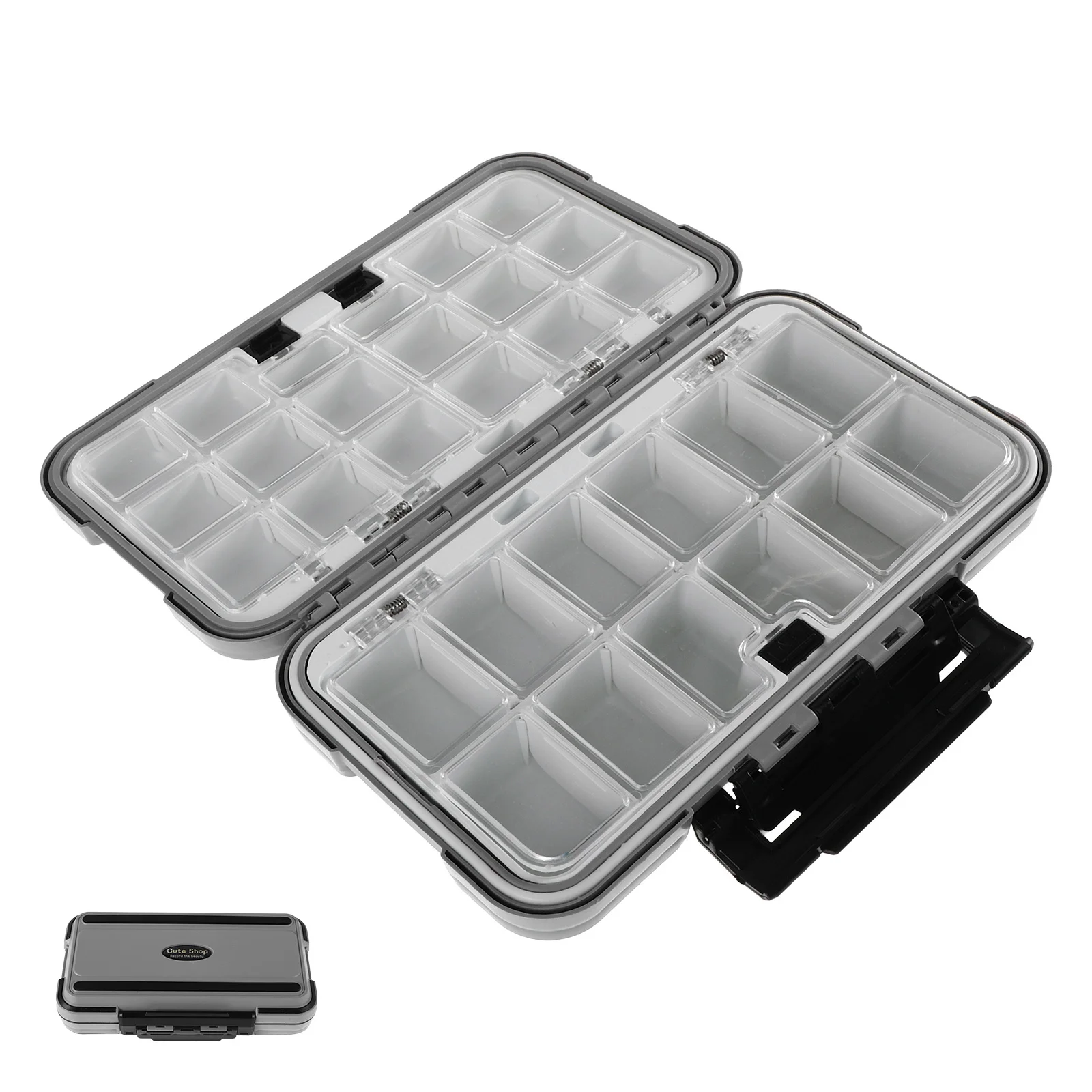 

Регулируемый органайзер для украшений с разделителями, пластиковый дорожный футляр для ожерелий, серег, браслетов, портативное решение для хранения для женщин