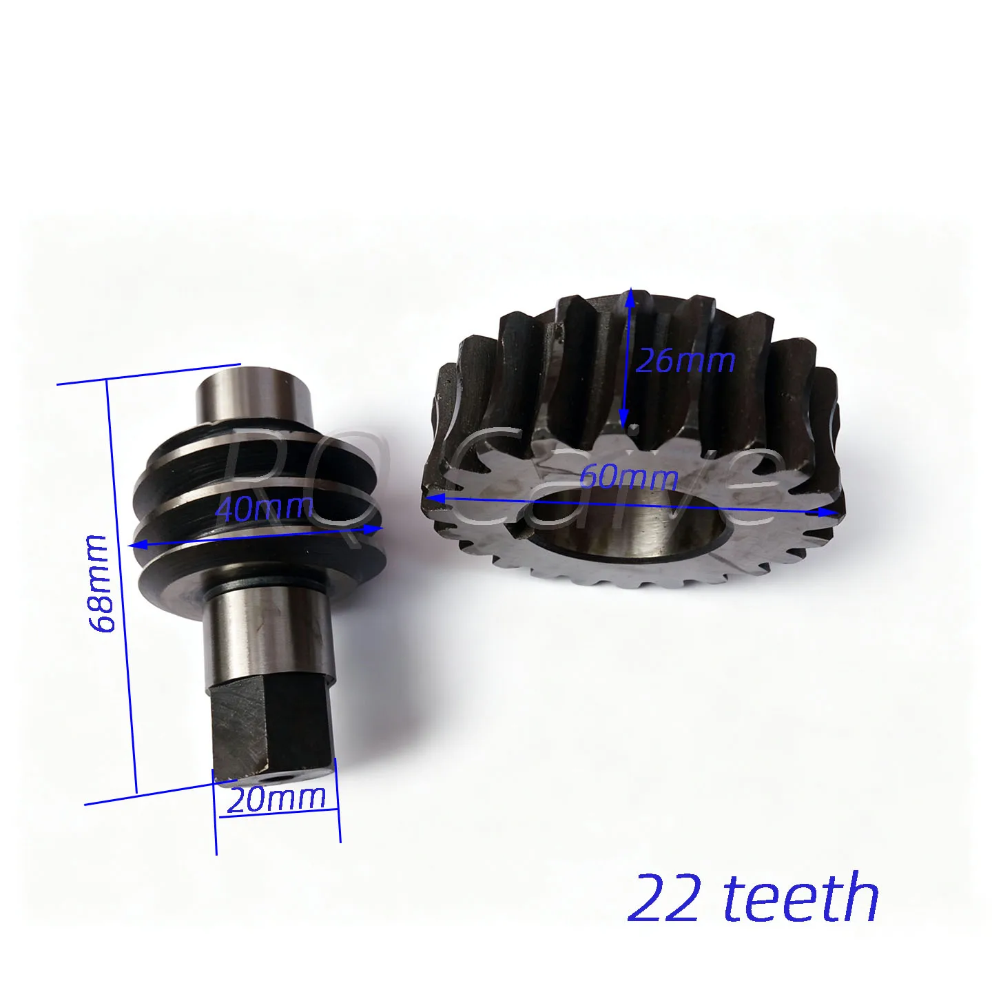 1 Set Komori Printing Machine Worm and Gear Rubber Blanket Worm Gears 22 Teeth