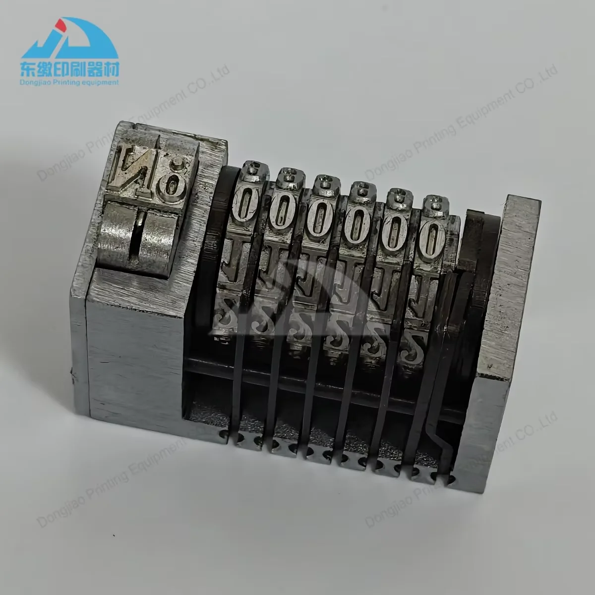 印刷機械部品-水没式4x8ナンバリングマシン-6桁ローマ数字後進ナンバリングマシン-最後の3桁調整可能