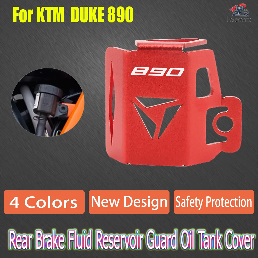 

Новый дизайн для мотоцикла KTM 890 Duke, задний бачок тормозной жидкости, защита масляного бака, аксессуары с ЧПУ 2025