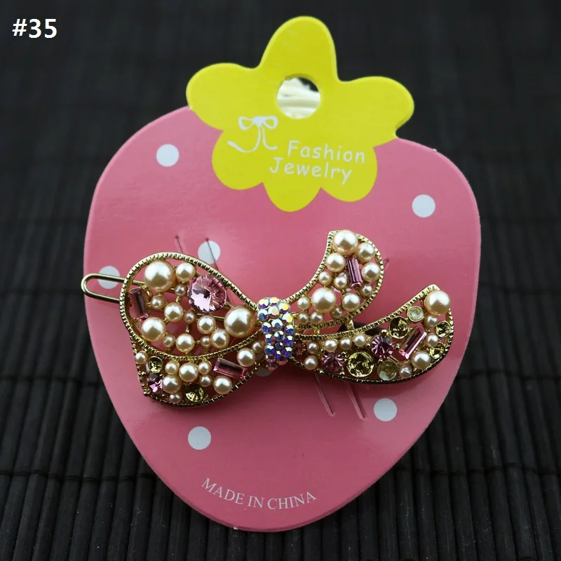 100pcs 6.3*8.5cm Strawberry Shape Hanging Tags Label Kids Hair Clip Card Hairpin Barrette Jewelry Display Cards Customized logo