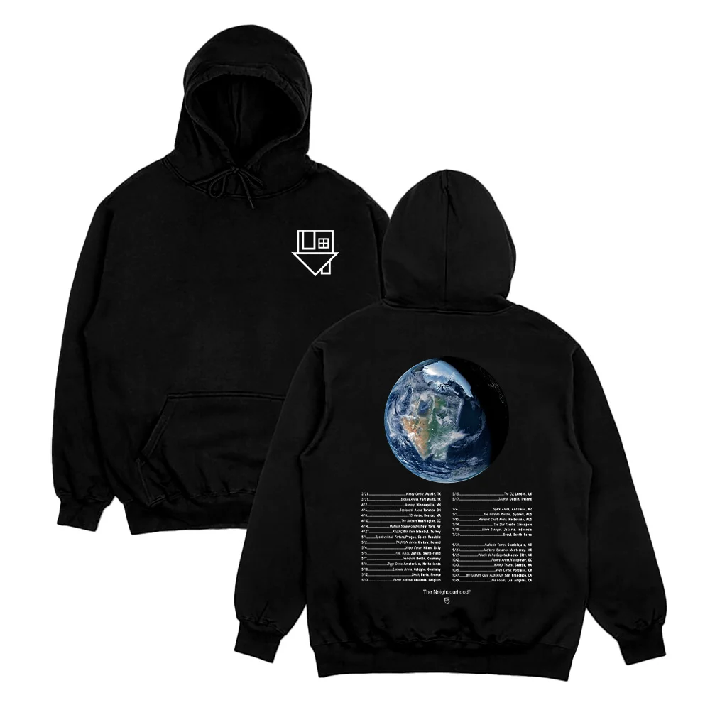 Sudaderas The Neighborhood The World Tour 2026, Hip Hop, ¡Eliminado! Sudadera informal cómoda con estampado del décimo aniversario para hombres y mujeres