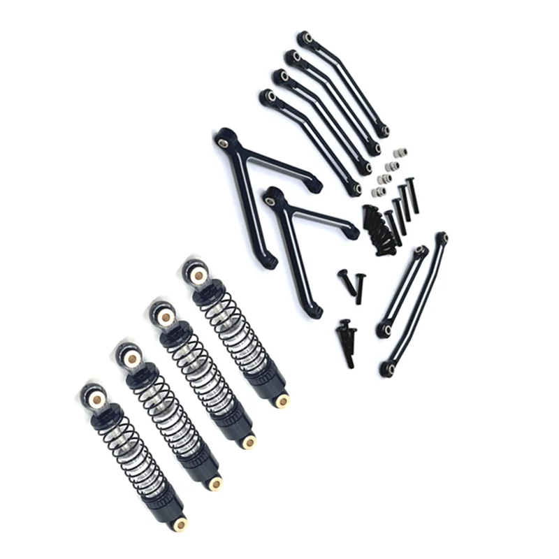 Kit de amortecedor de pressão de óleo para atualização de carro RC para FMS 1/24 FCX24 RC acessórios de atualização de carro