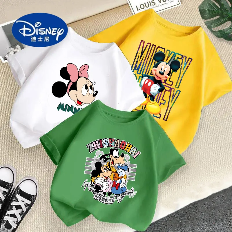 

Disney Kids Short Sleeve T-Shirt 2025 | Casual Summer Top for Boys & Girls, Trendy Cotton Shirt