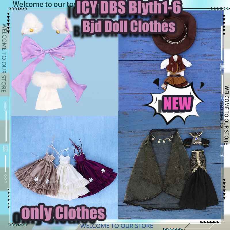 

Комплект одежды и обуви для кукол BJD ICY DBS Blyth 1/6 30 см, аксессуары для кукол MJD, детская игрушка-подарок, аниме-кукла BJD Ob24, подарок для девочки